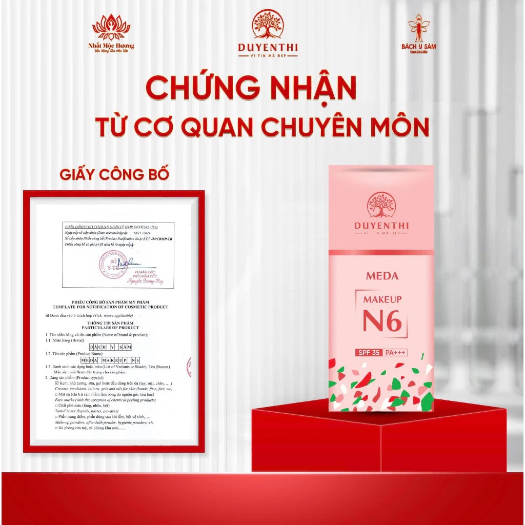 Kem nền makeup N6 Duyên Thị